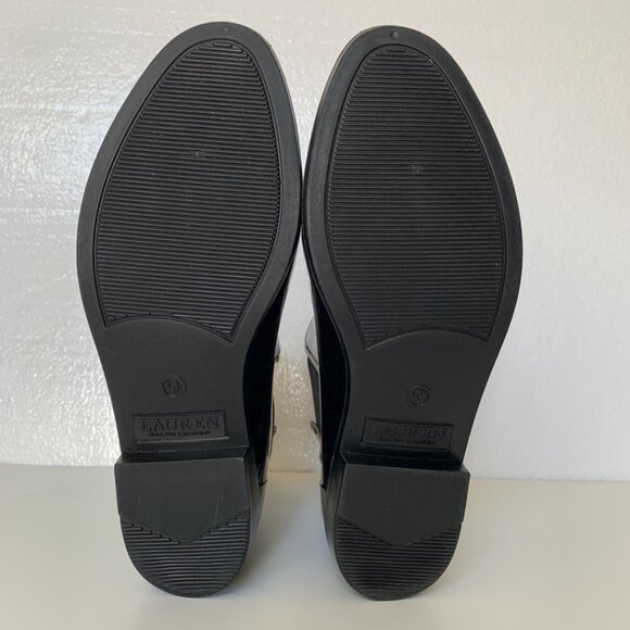 Lauren Ralph Lauren Womens Size 9 Ankle Rubber Rain Waterproof Boots Black - Picture 8 of 9